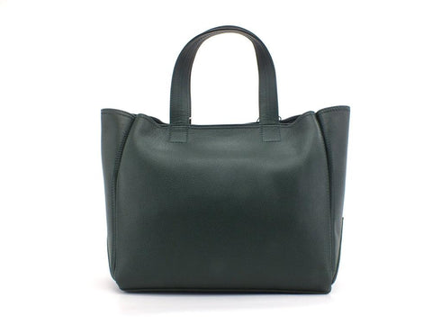 PATRIZIA PEPE Borsa Tote Pelle Fly Whit Me Green Cedar 2VA060-A4U8 - Sandrini Calzature e Abbigliamento