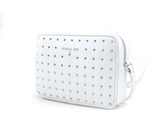 PATRIZIA PEPE Borsa Tracolla Borchie White Bianco 2V8985-A8X4 - Sandrini Calzature e Abbigliamento