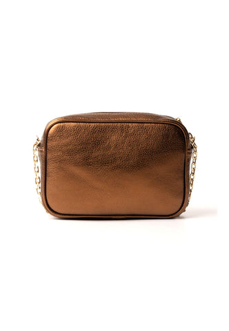PATRIZIA PEPE Borsa Tracolla Bronze CB0071-L001 - Sandrini Calzature e Abbigliamento