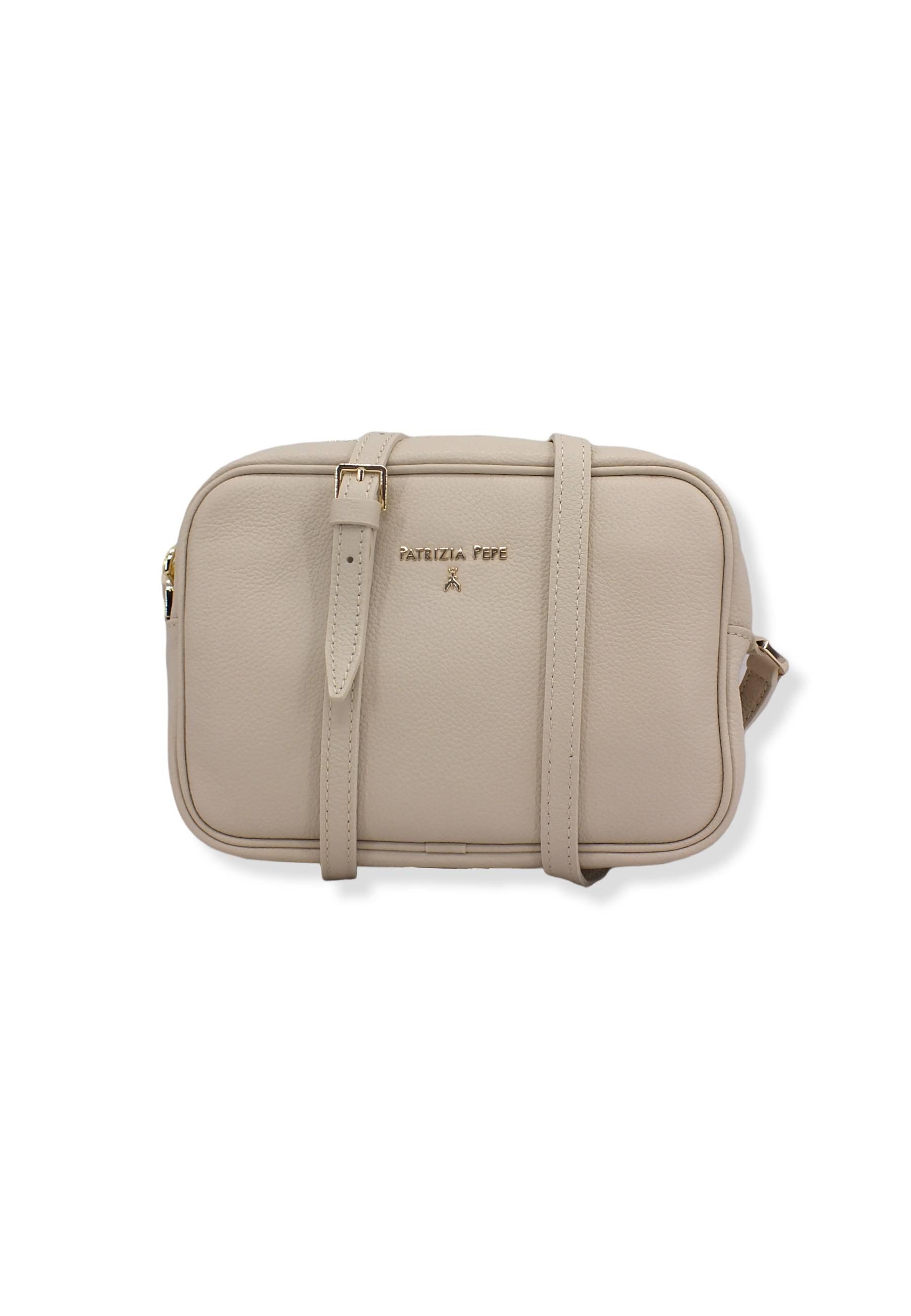 PATRIZIA PEPE Borsa Tracolla Crossbody Beige Ocean Sand CB8985-L001 - Sandrini Calzature e Abbigliamento