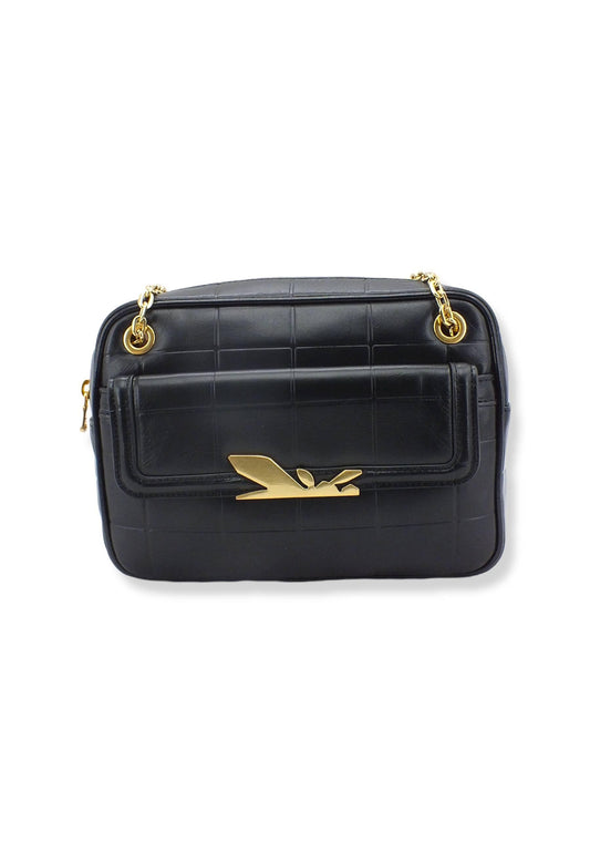 PATRIZIA PEPE Borsa Tracolla Crossbody Logo Ape Nera 8B0067-L046 - Sandrini Calzature e Abbigliamento