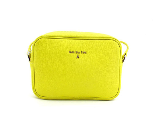 PATRIZIA PEPE Borsa Tracolla Crossbody Logo Giallo Citrus CB8985L001-Y368 - Sandrini Calzature e Abbigliamento