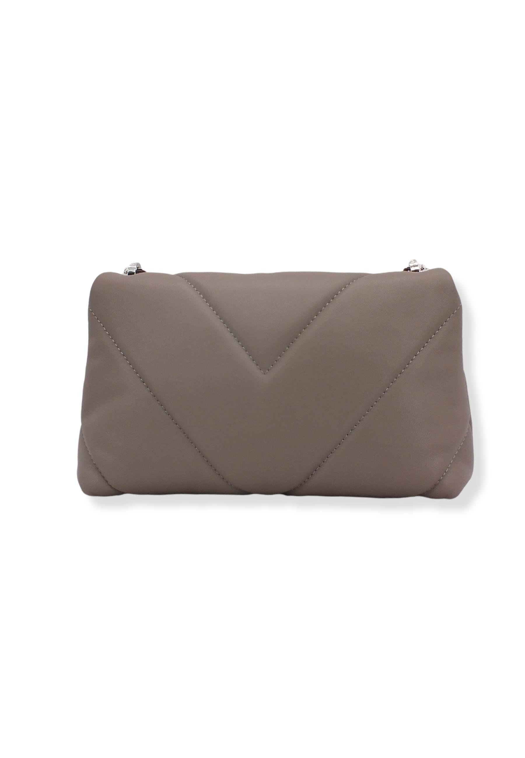PATRIZIA PEPE Borsa Tracolla Crossbody Logo Marrone Dark Tatami CB0084-L006 - Sandrini Calzature e Abbigliamento