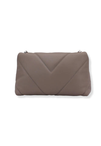 PATRIZIA PEPE Borsa Tracolla Crossbody Logo Marrone Dark Tatami CB0084-L006 - Sandrini Calzature e Abbigliamento