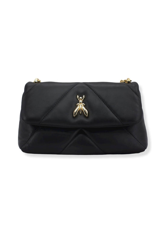 PATRIZIA PEPE Borsa Tracolla Crossbody Logo Nera CB0084-L006 - Sandrini Calzature e Abbigliamento