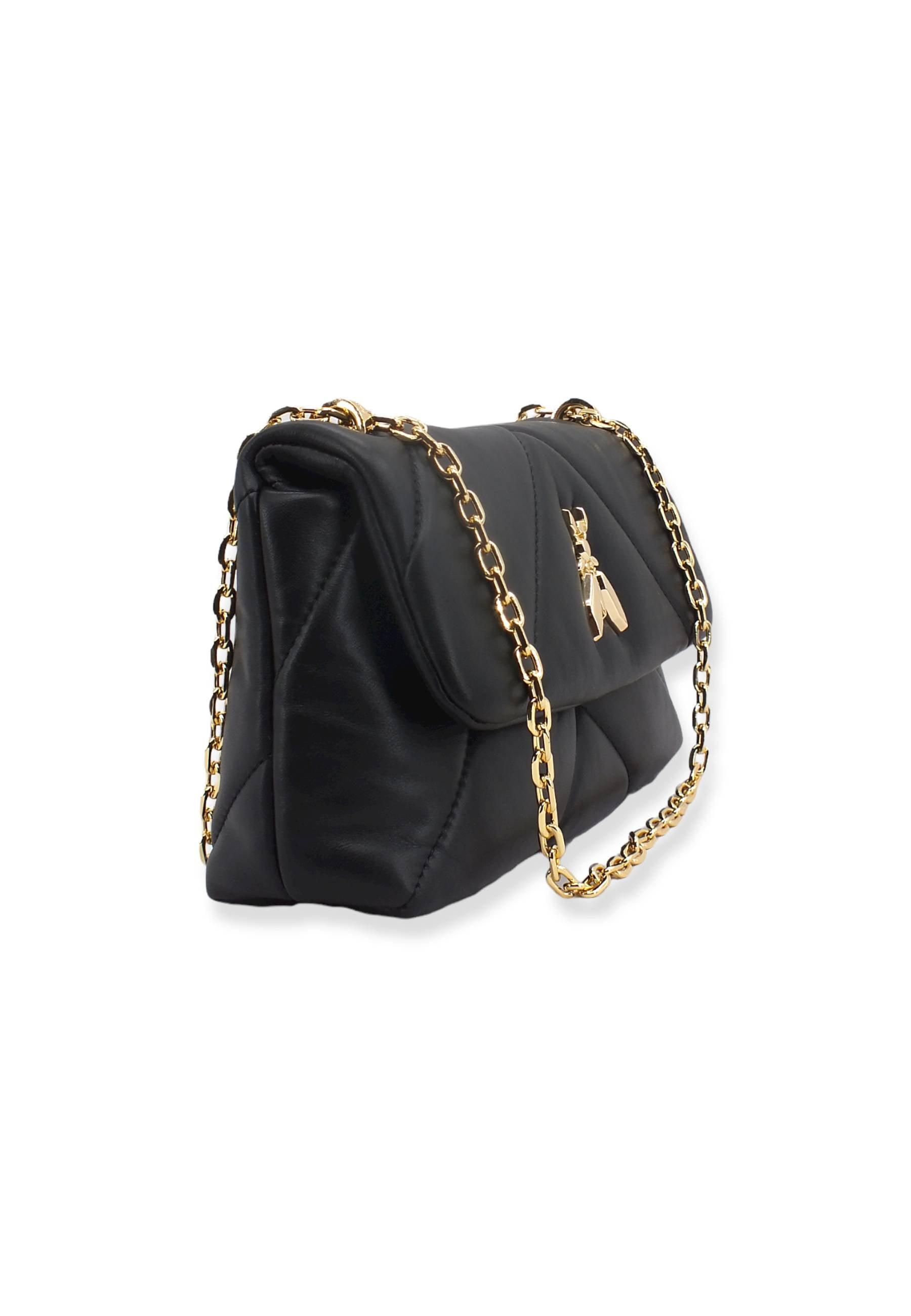 PATRIZIA PEPE Borsa Tracolla Crossbody Logo Nera CB0084-L006 - Sandrini Calzature e Abbigliamento