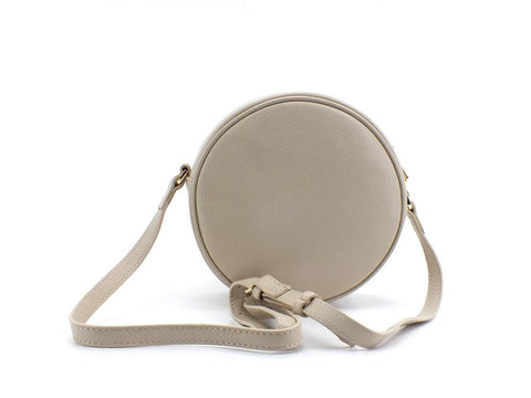 PATRIZIA PEPE Borsa Tracolla Crossbody Logo Ocean Sand Beige CB0198L001-B732 - Sandrini Calzature e Abbigliamento