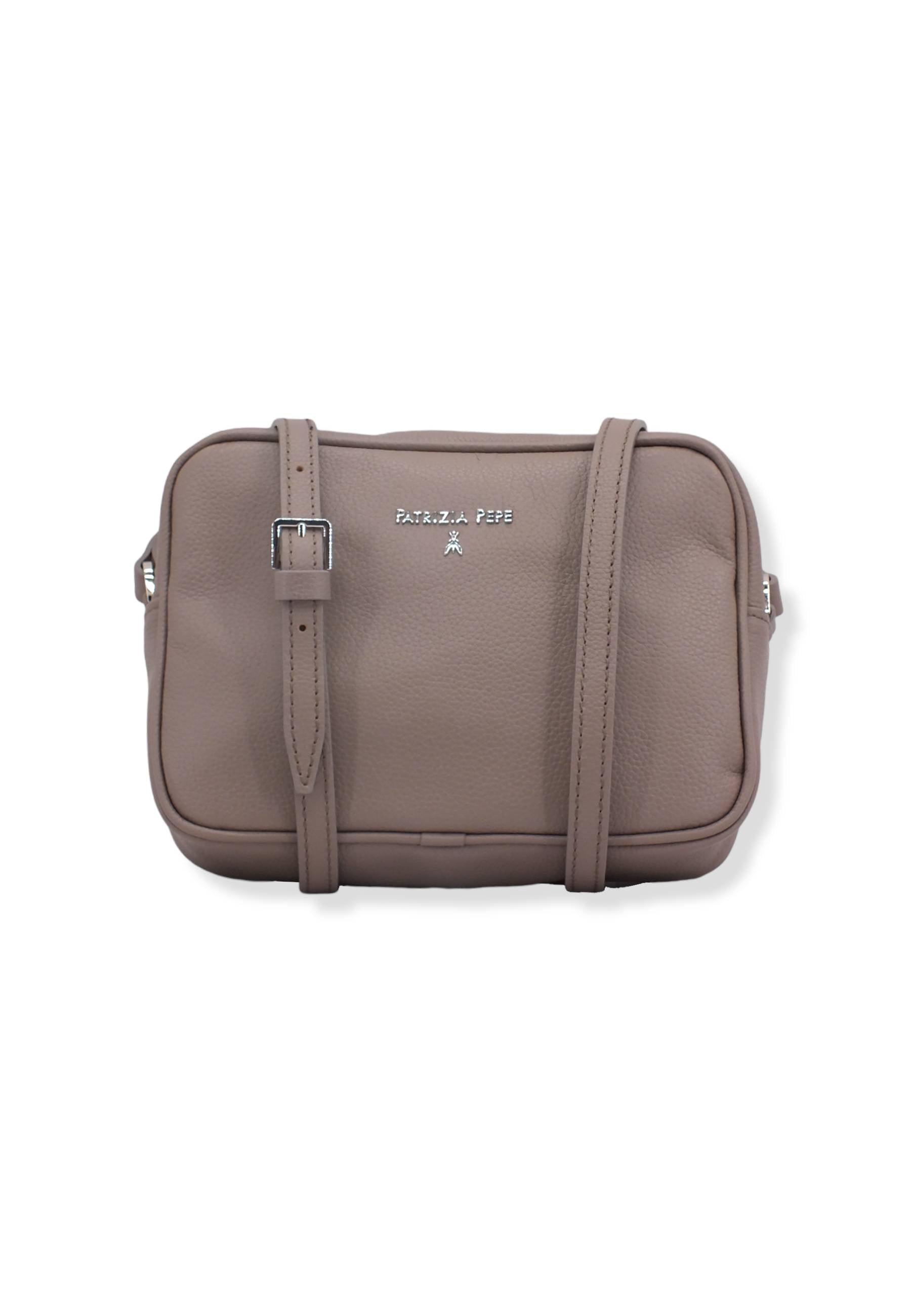 PATRIZIA PEPE Borsa Tracolla Crossbody Marrone Dark Tatami CB8985-L001 - Sandrini Calzature e Abbigliamento