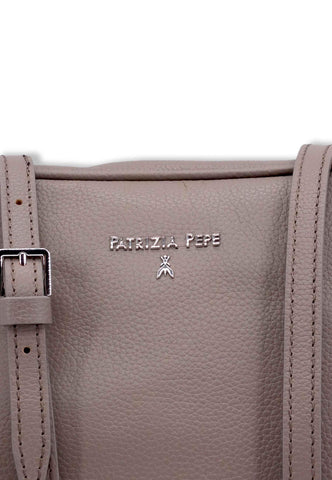 PATRIZIA PEPE Borsa Tracolla Crossbody Marrone Dark Tatami CB8985-L001 - Sandrini Calzature e Abbigliamento