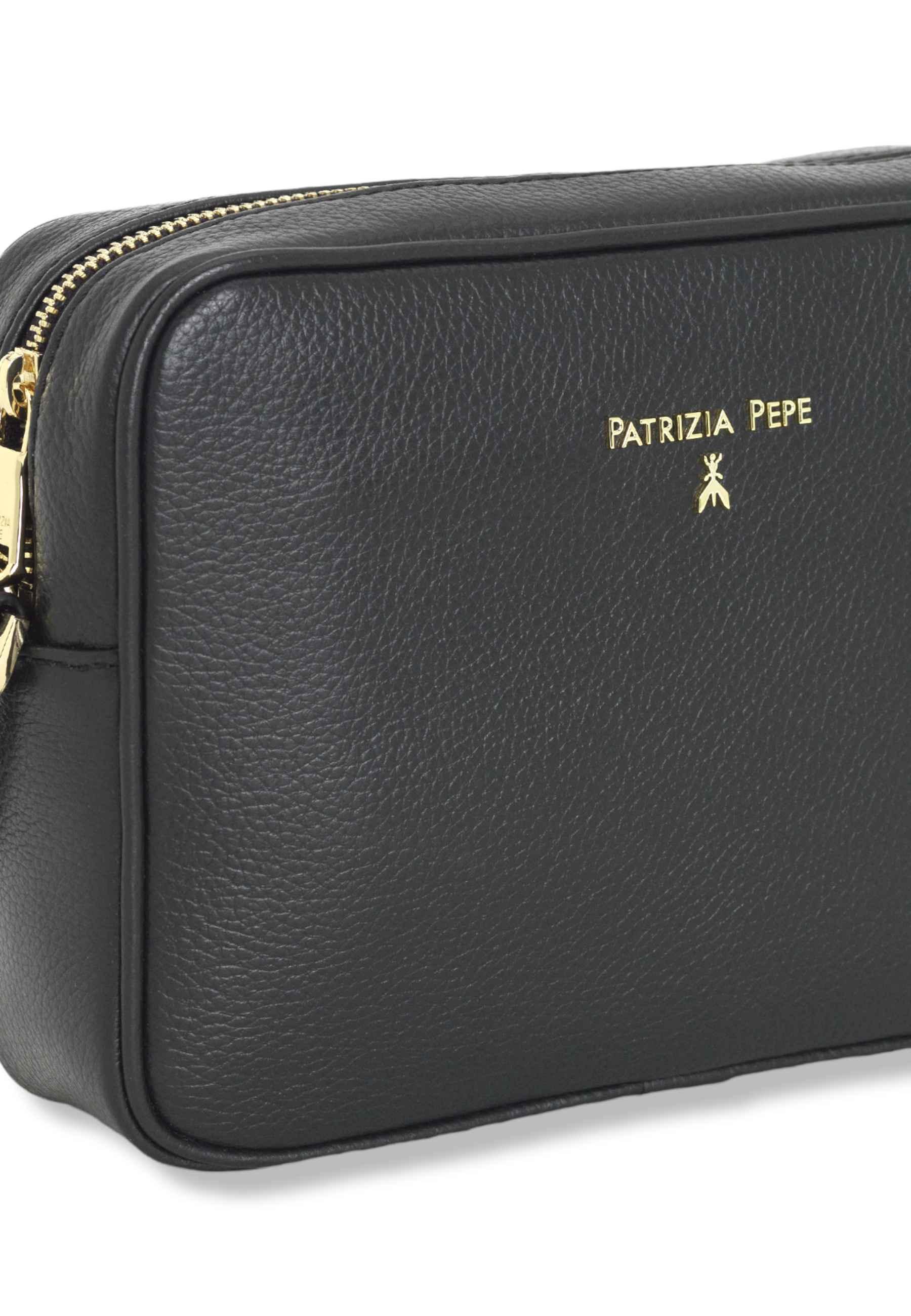 PATRIZIA PEPE Borsa Tracolla Crossbody Nera CB8985-L001 - Sandrini Calzature e Abbigliamento