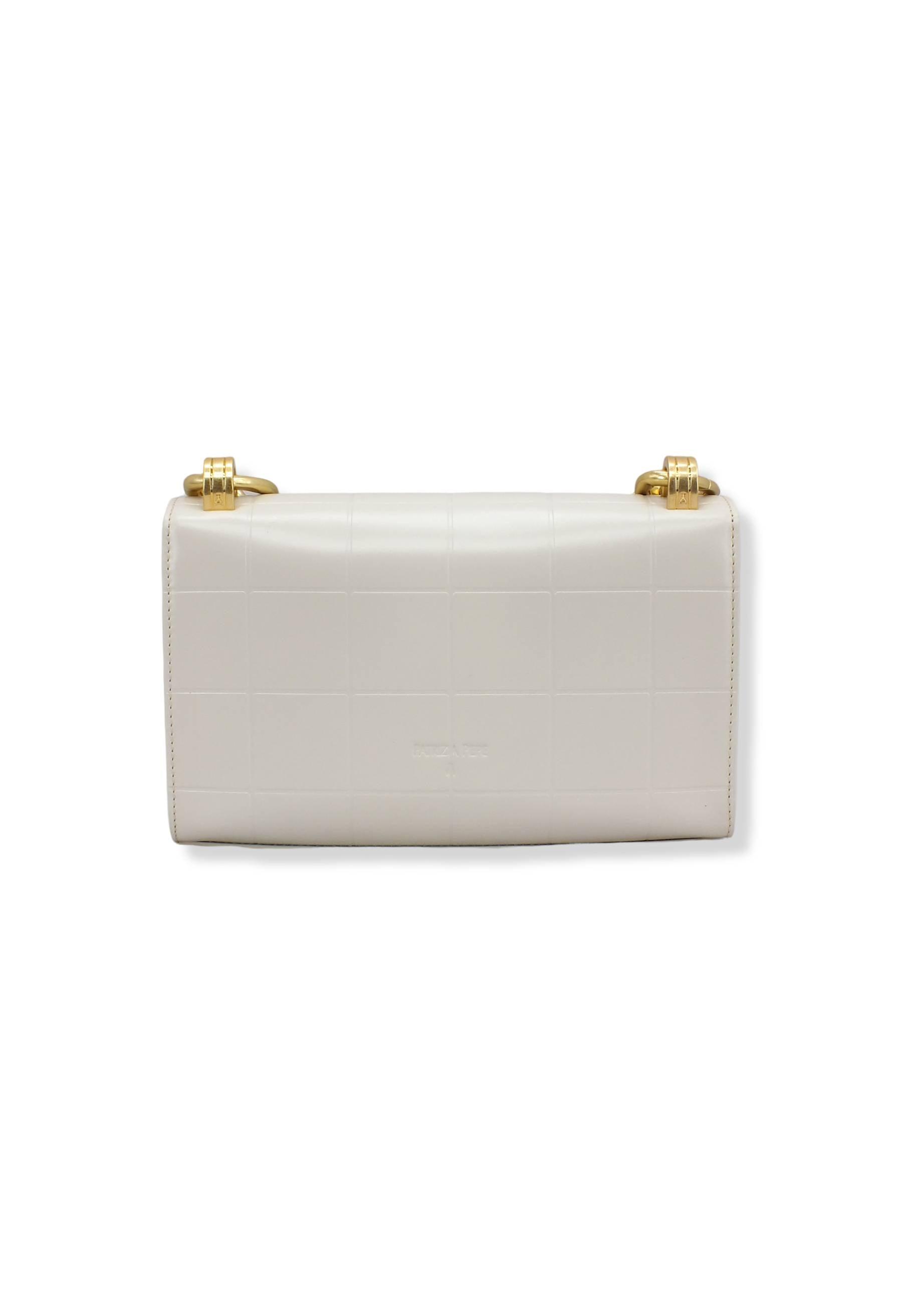 PATRIZIA PEPE Borsa Tracolla Crossbody Off White 8B0057-L046 - Sandrini Calzature e Abbigliamento