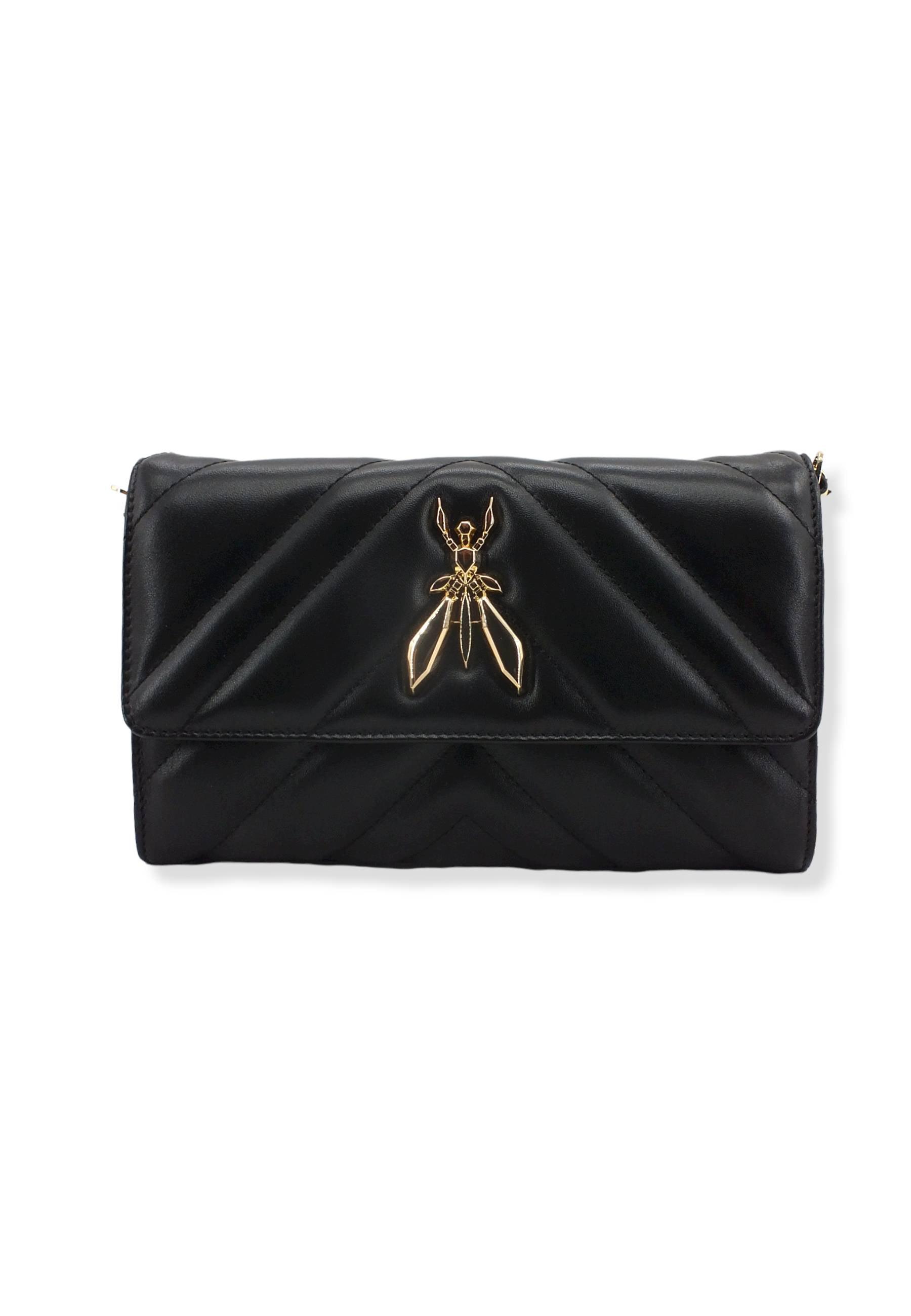 PATRIZIA PEPE Borsa Tracolla Crossbody Quilted Nera CB9798-L004 - Sandrini Calzature e Abbigliamento