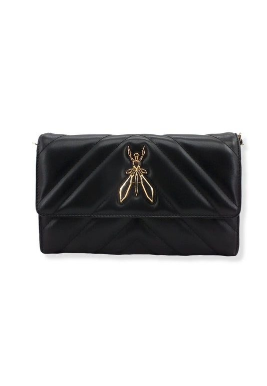 PATRIZIA PEPE Borsa Tracolla Crossbody Quilted Nera CB9798-L004 - Sandrini Calzature e Abbigliamento