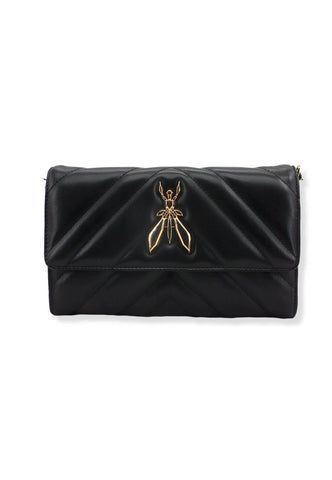 PATRIZIA PEPE Borsa Tracolla Crossbody Quilted Nera CB9798-L004 - Sandrini Calzature e Abbigliamento