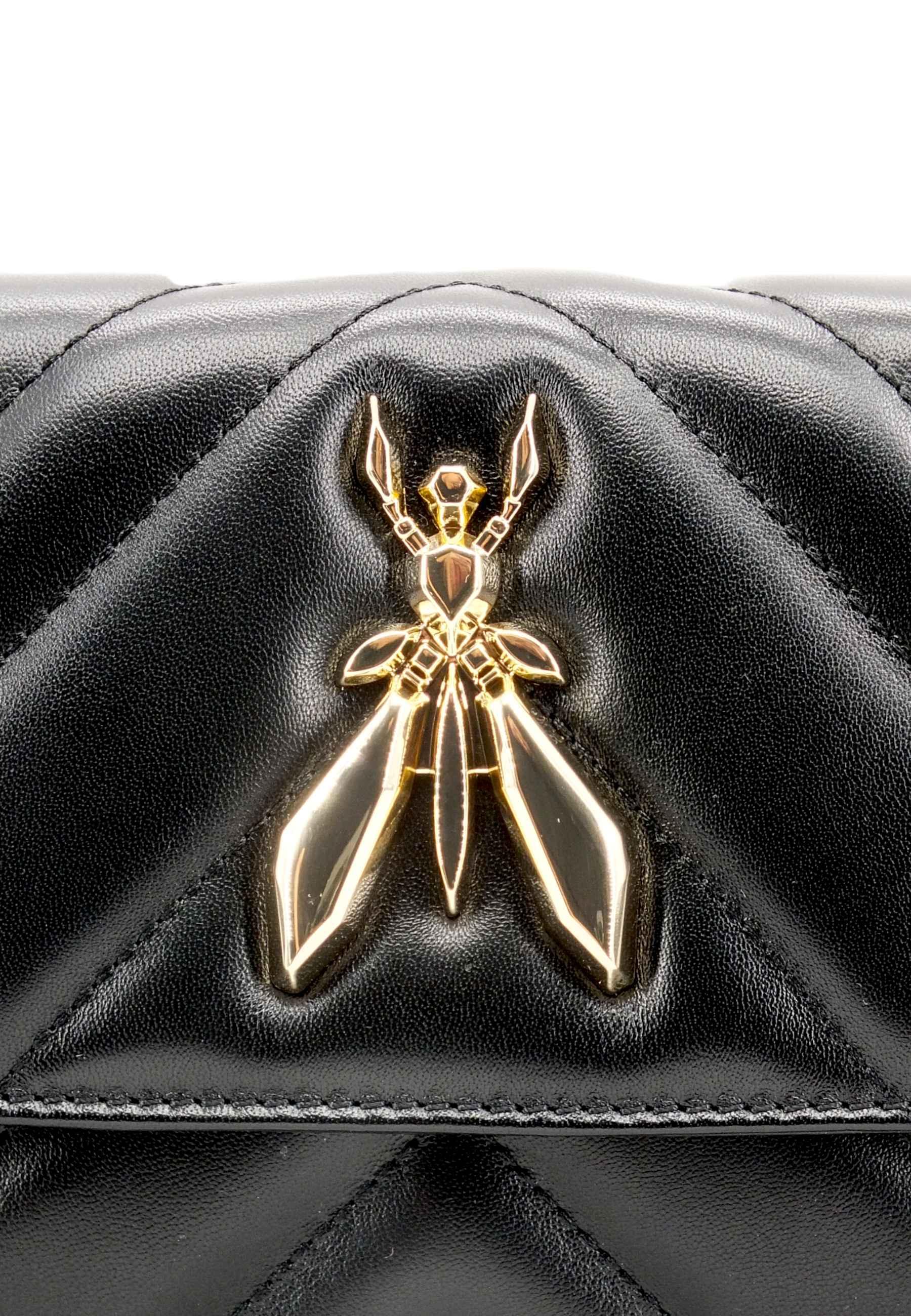PATRIZIA PEPE Borsa Tracolla Crossbody Quilted Nera CB9798-L004 - Sandrini Calzature e Abbigliamento