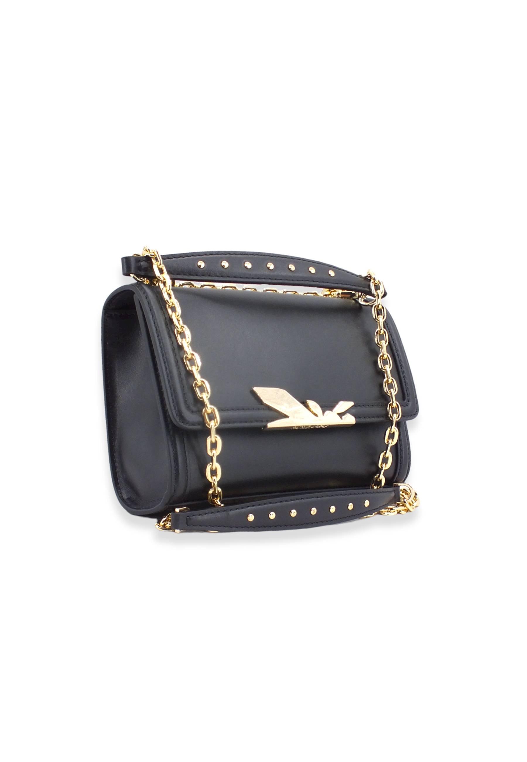 PATRIZIA PEPE Borsa Tracolla Crossbody Small Nera 8B0070-L034 - Sandrini Calzature e Abbigliamento