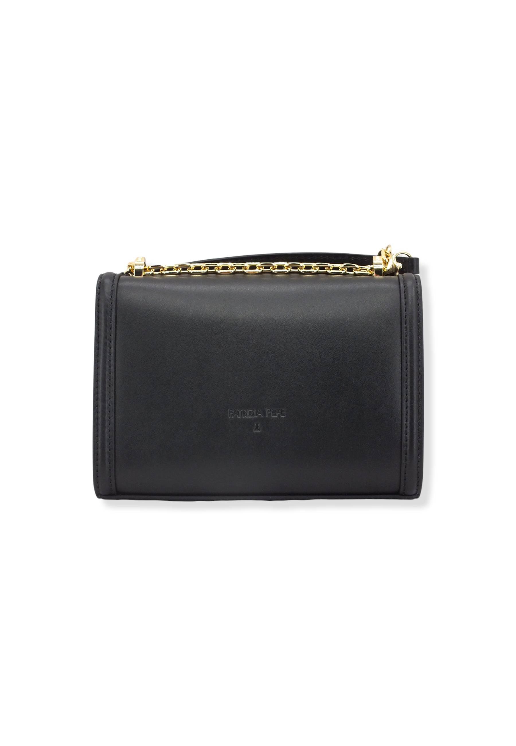 PATRIZIA PEPE Borsa Tracolla Crossbody Small Nera 8B0070-L034 - Sandrini Calzature e Abbigliamento