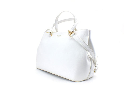 PATRIZIA PEPE Borsa Tracolla Logo Bianco 8B0008L001-W146 - Sandrini Calzature e Abbigliamento