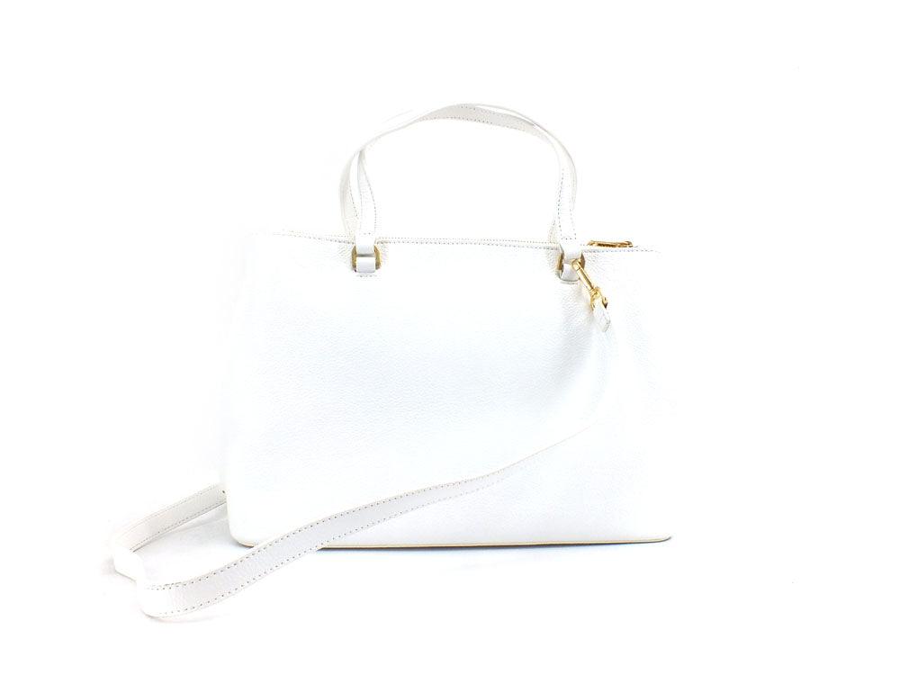PATRIZIA PEPE Borsa Tracolla Logo Bianco 8B0008L001-W146 - Sandrini Calzature e Abbigliamento