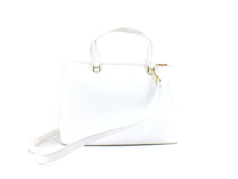 PATRIZIA PEPE Borsa Tracolla Logo Bianco 8B0008L001-W146 - Sandrini Calzature e Abbigliamento