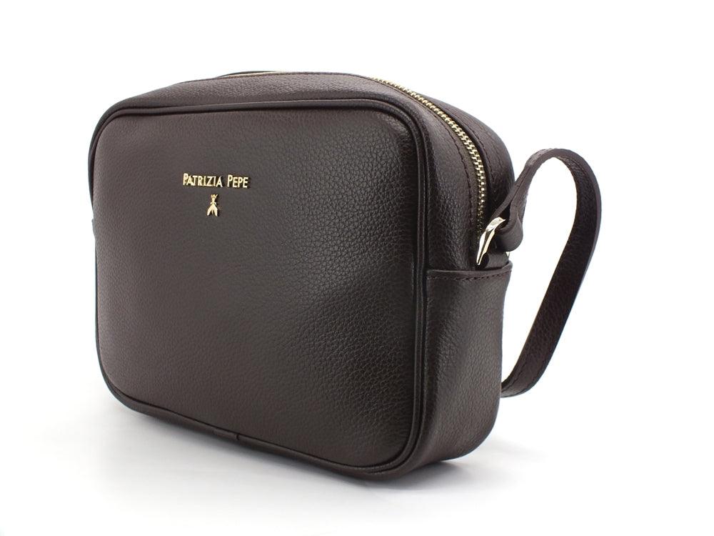 PATRIZIA PEPE Borsa Tracolla Logo Ebony 2V8985-A4U8N - Sandrini Calzature e Abbigliamento