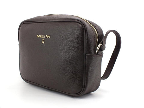 PATRIZIA PEPE Borsa Tracolla Logo Ebony 2V8985-A4U8N - Sandrini Calzature e Abbigliamento