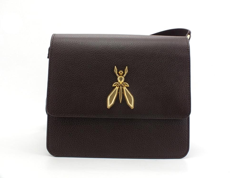 PATRIZIA PEPE Borsa Tracolla Logo Ebony 2V9796-A4U8G - Sandrini Calzature e Abbigliamento