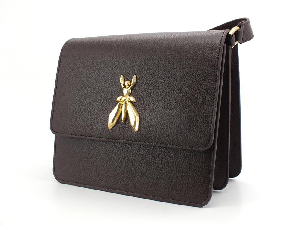 PATRIZIA PEPE Borsa Tracolla Logo Ebony 2V9796-A4U8G - Sandrini Calzature e Abbigliamento