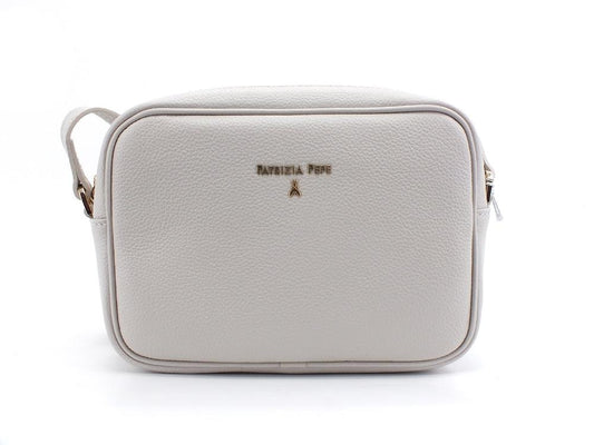 PATRIZIA PEPE Borsa Tracolla Logo Ice Grey 2V8985-A4U8N - Sandrini Calzature e Abbigliamento