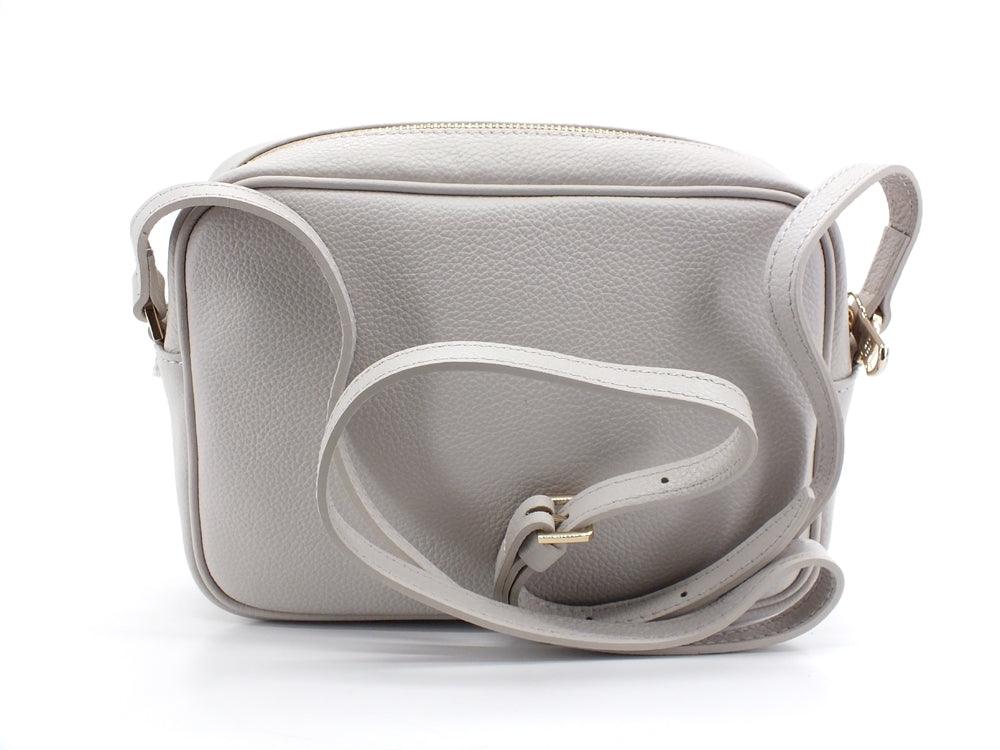 PATRIZIA PEPE Borsa Tracolla Logo Ice Grey 2V8985-A4U8N - Sandrini Calzature e Abbigliamento