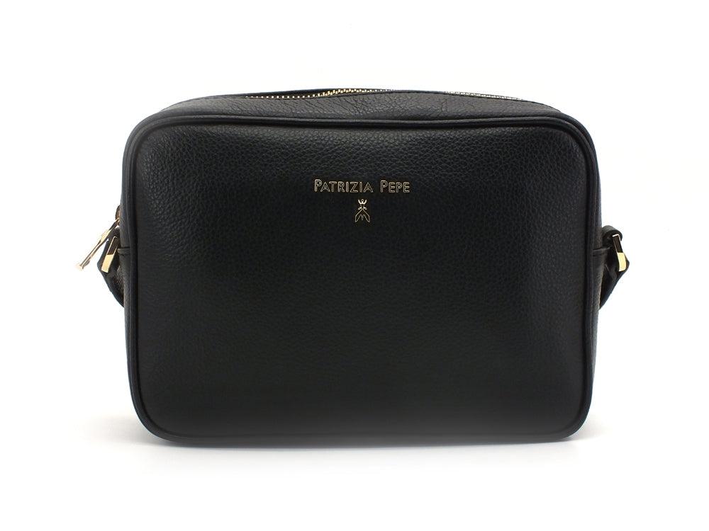 PATRIZIA PEPE Borsa Tracolla Pelle Black Nero 2V8985-A4UN - Sandrini Calzature e Abbigliamento