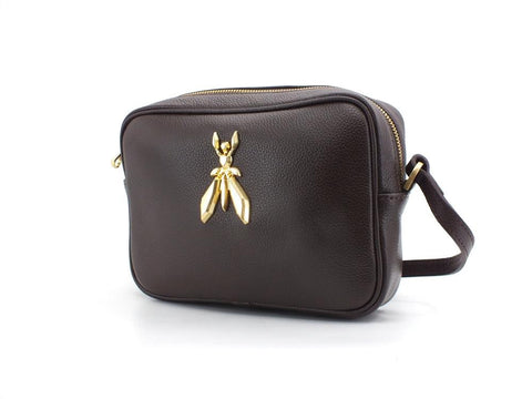 PATRIZIA PEPE Borsa Tracolla Pelle Logo Ebony 2VA051-A4U8G - Sandrini Calzature e Abbigliamento