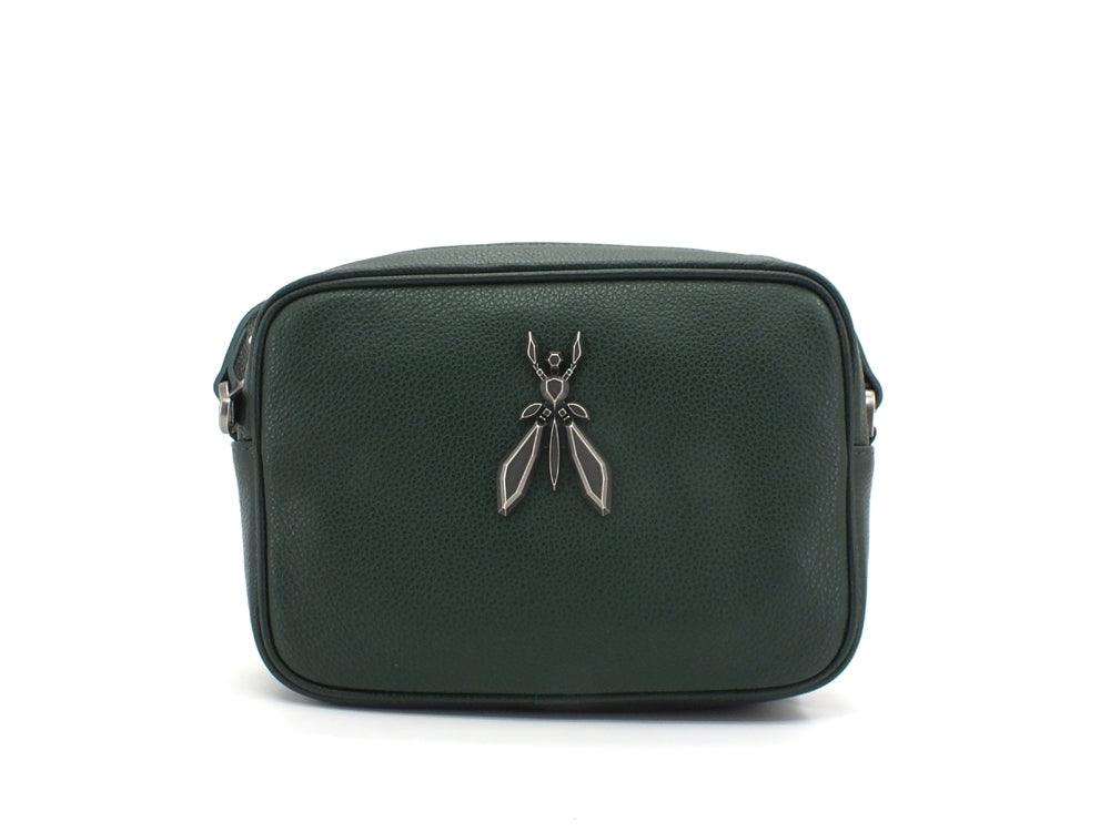 PATRIZIA PEPE Borsa Tracolla Pelle Logo Green Cedar 2VA051-A4U8W - Sandrini Calzature e Abbigliamento
