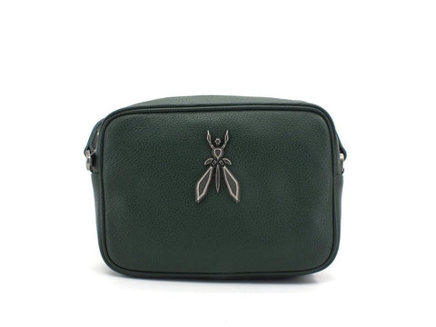 PATRIZIA PEPE Borsa Tracolla Pelle Logo Green Cedar 2VA051-A4U8W - Sandrini Calzature e Abbigliamento