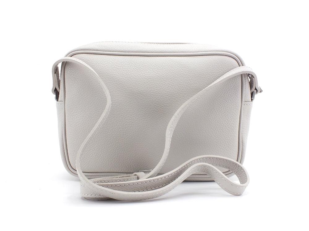 PATRIZIA PEPE Borsa Tracolla Pelle Logo Ice Grey 2VA051-A4U8W - Sandrini Calzature e Abbigliamento