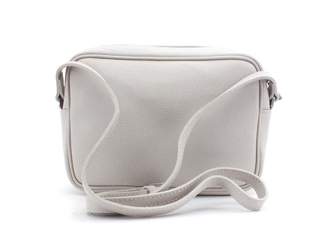 PATRIZIA PEPE Borsa Tracolla Pelle Logo Ice Grey 2VA051-A4U8W - Sandrini Calzature e Abbigliamento