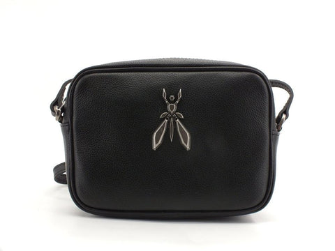 PATRIZIA PEPE Borsa Tracolla Pelle Logo Nero 2VA051-A4U8W - Sandrini Calzature e Abbigliamento