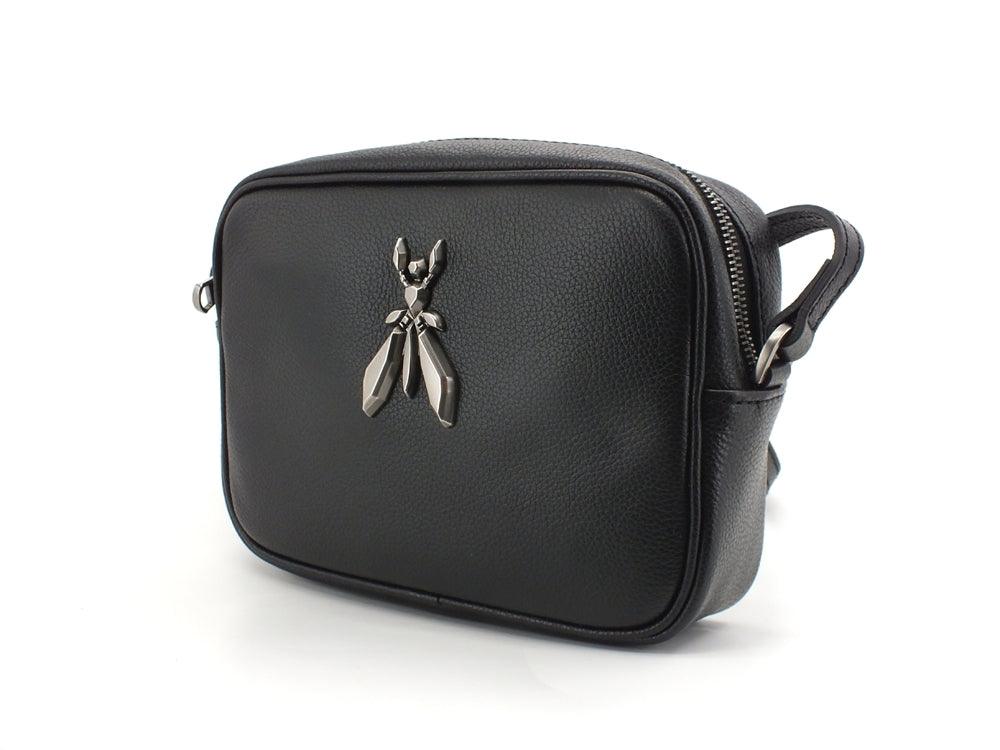 PATRIZIA PEPE Borsa Tracolla Pelle Logo Nero 2VA051-A4U8W - Sandrini Calzature e Abbigliamento