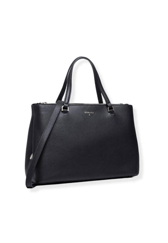 PATRIZIA PEPE Borsa Tracolla Tote Double Zip Nera 8B0008-L001 - Sandrini Calzature e Abbigliamento