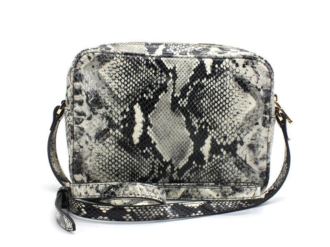 PATRIZIA PEPE Borsa Tracolla Zip Snake Pitonata Natural Python 2A051-A7Z9 - Sandrini Calzature e Abbigliamento