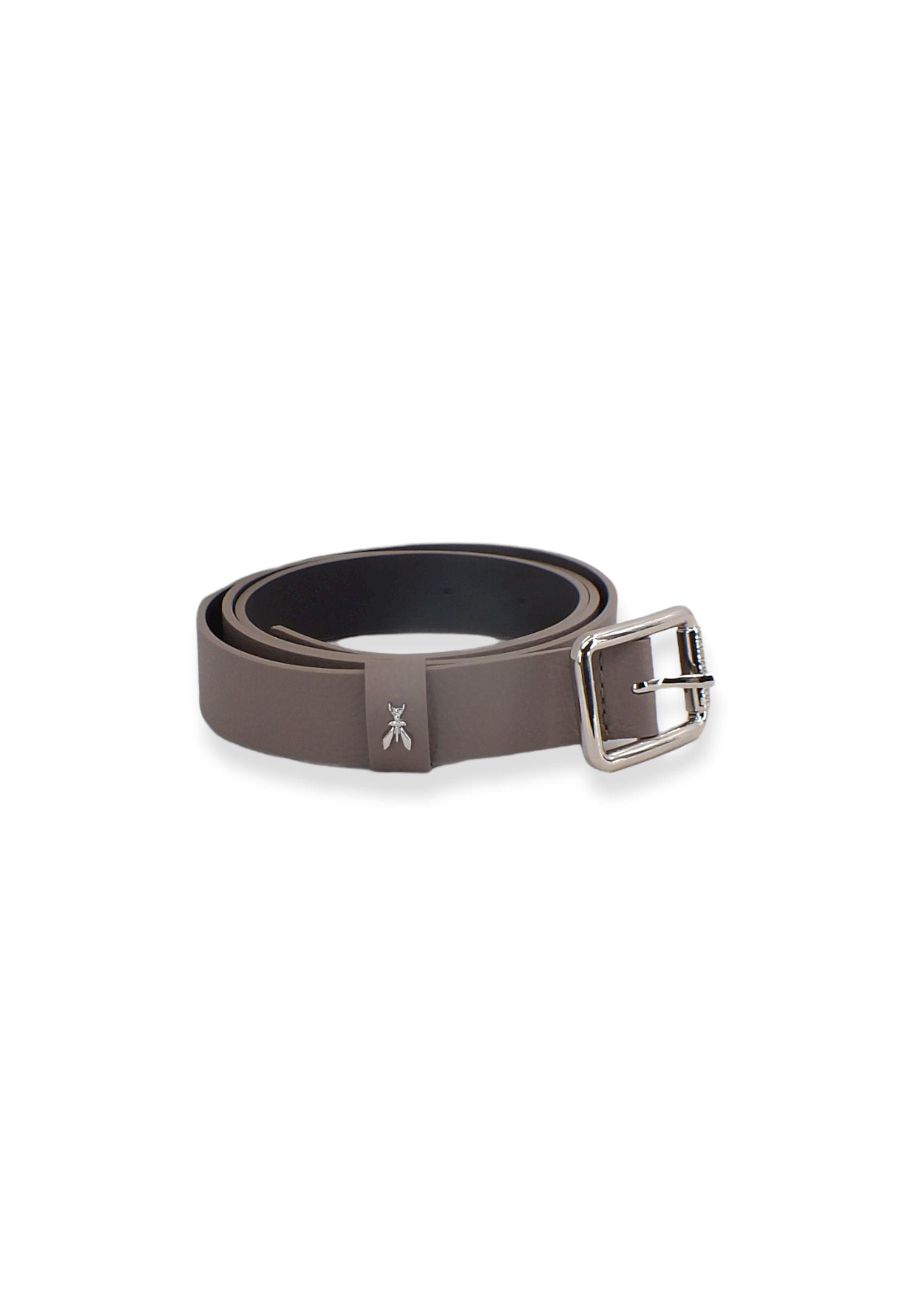 PATRIZIA PEPE Cintura Donna Logo Silver Marrone Dark Tatami CW6408-L001 - Sandrini Calzature e Abbigliamento
