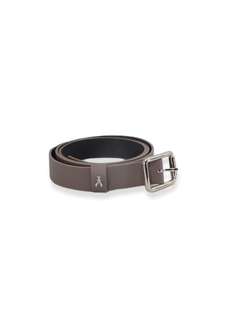 PATRIZIA PEPE Cintura Donna Logo Silver Marrone Dark Tatami CW6408-L001 - Sandrini Calzature e Abbigliamento