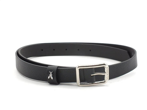 PATRIZIA PEPE Cintura Pelle Logo Black 2V6408-A4U8 - Sandrini Calzature e Abbigliamento