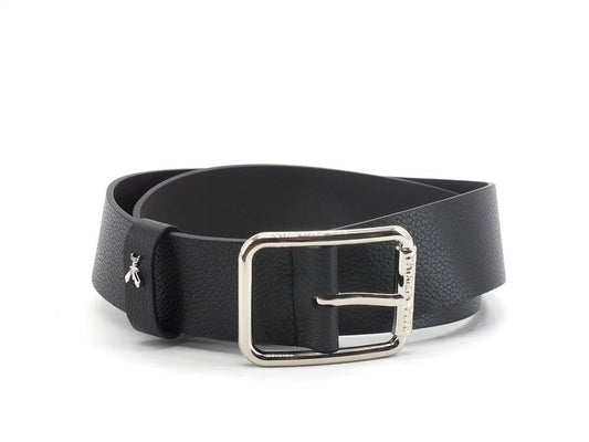 PATRIZIA PEPE Cintura Pelle Logo Black 2V6409-A4U8 - Sandrini Calzature e Abbigliamento