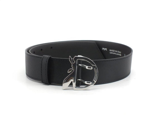 PATRIZIA PEPE Cintura Pelle Logo Black 2V9899-A9X5 - Sandrini Calzature e Abbigliamento