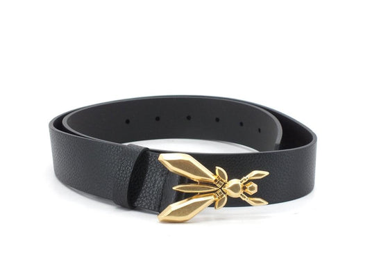 PATRIZIA PEPE Cintura Pelle Logo Black 2VA471-A4U8G - Sandrini Calzature e Abbigliamento