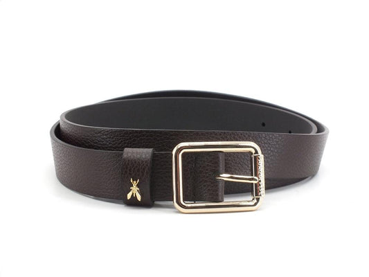 PATRIZIA PEPE Cintura Pelle Logo Ebony 2V6408-A4U8 - Sandrini Calzature e Abbigliamento