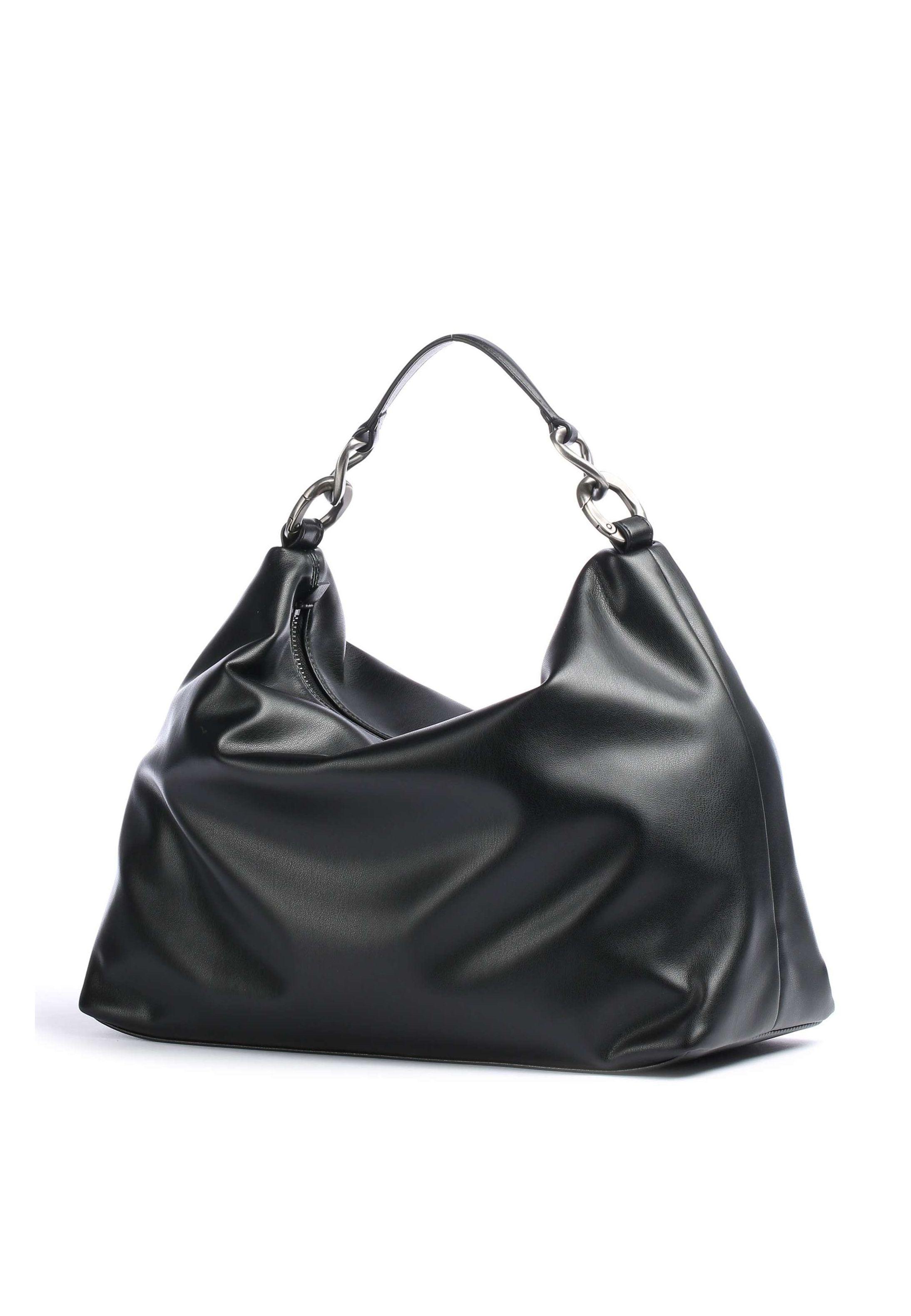 PATRIZIA PEPE Hobo Borsa Black Gold 8B0064-E005 - Sandrini Calzature e Abbigliamento