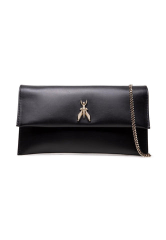 PATRIZIA PEPE Pochette Black Light Gold CB5460-L011 - Sandrini Calzature e Abbigliamento