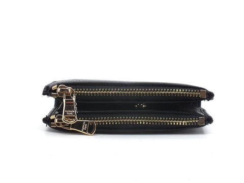 PATRIZIA PEPE Portafoglio Donna Double Zip Small Nero 2V8732-A4U8N - Sandrini Calzature e Abbigliamento